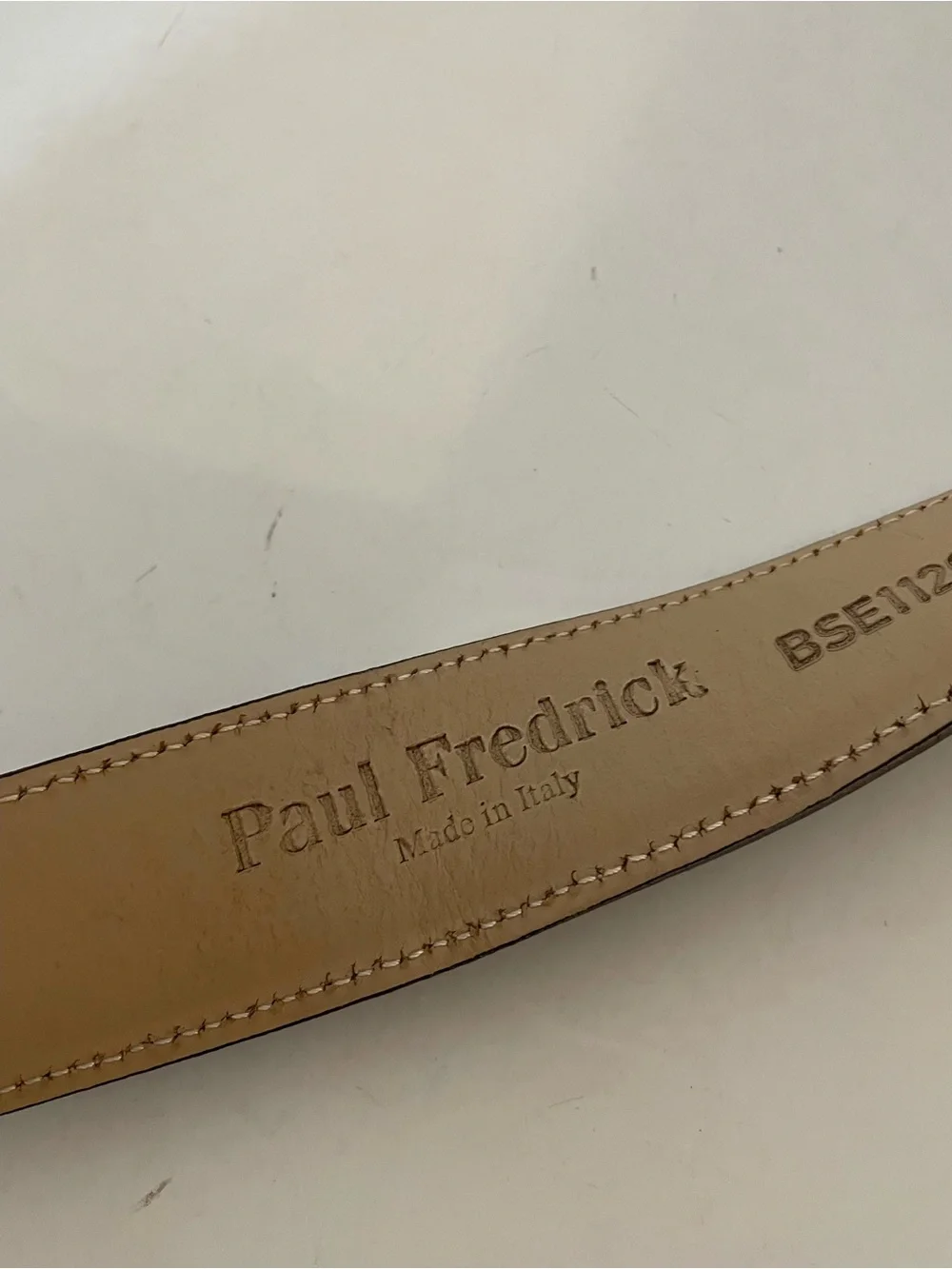 Paul Fredrick Leather Belt